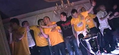 VIDEO Super imagini de la petrecerea CFR-ului! Iuliu Muresan a scapat netuns :)