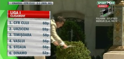 SUPER VIDEO! Cum a reactionat Gigi Becali LIVE la revenirea incredibila a CFR-ului cu Craiova!