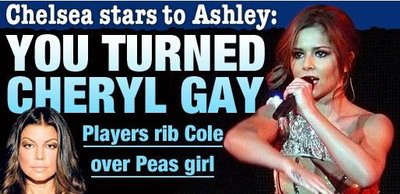 Terry, Drogba si Lampard au facut misto de Ashley Cole: Ai facut-o pe Cheryl sa se dea pe femei!