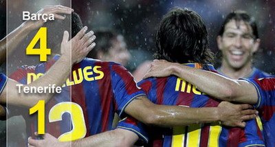 VIDEO Messi si Barca, de neoprit! Barcelona 4-1 Tenerife! Ii mai ajunge Realul?