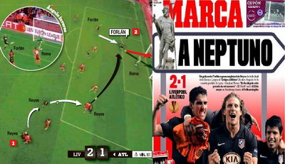 Golul lui Forlan a innebunit Spania! Marca: Ce mare esti Atletico!