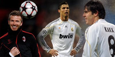 Beckham, 30 de milioane de euro pe an! Vezi lista celor mai bogati fotbalisti!