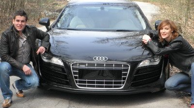 A mers cu 300 la ora in Germania: Penescu jr. si bestia Audi R8, Promotor, sambata, ora 12:00!