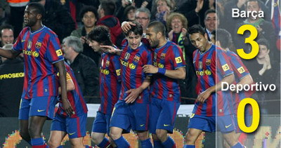 Pedro a dat gol de la 40 de metri! Barcelona 3-0&nbsp;Deportivo! VIDEO: