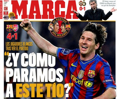 L-a egalat pe Van Basten! Messi, al 6-lea jucator din istorie care da 4 goluri intr-un meci de Liga