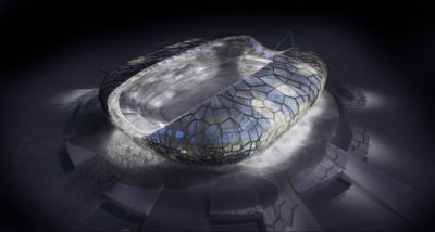 FOTO! Stadionul cu PIELE cristalina se face in Rusia langa Dan Petrescu!