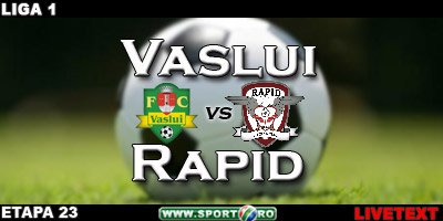 Lacatus, salvat!&nbsp;Vaslui 1-0 Rapid!&nbsp;(Papp 6)