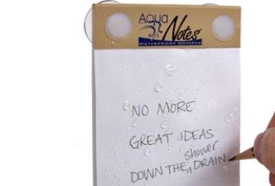 REVOLUTIONAR! AquaNotes - prima hartie care NU se uda in contact cu apa
