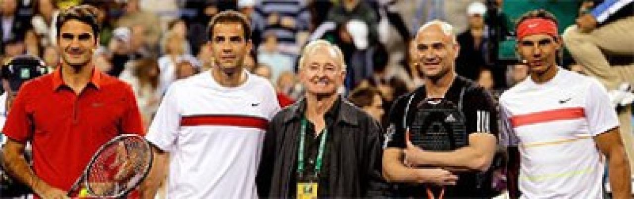 FOTO IMPRESIONANT! Indian Wells a inceput cu un meci pentru Haiti! Ce au facut Nadal si Federer_1