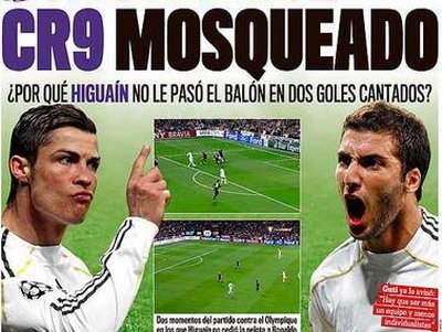 E HAOS la Real: Cristiano Ronaldo, la cutite cu Higuain! Kaka vrea sa plece!
