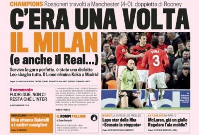 A murit MILAN? Gazzetta dello Sport: Once upon a time AC Milan