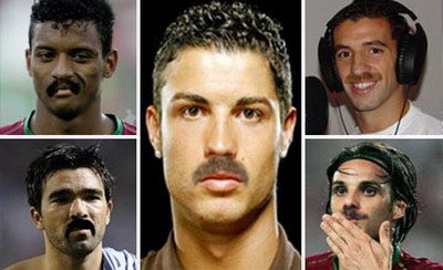 FOTO / Il vrei pe Cristiano Ronaldo cu mustata la cupa mondiala?