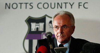Notts County, echipa lui Sven-Goran Eriksson, vanduta pentru&nbsp;1 EURO!