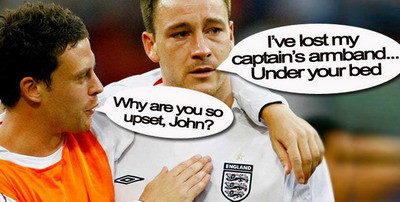 De ce nu-si aduce John Terry toate amantele la meciuri? Vezi aici cele mai&nbsp;tari bancuri cu Terry!