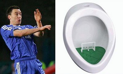 John Terry foloseste acelasi pisoar inainte de fiecare meci, din superstitie!