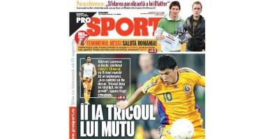 Tanase ii ia tricoul Mutu la nationala!