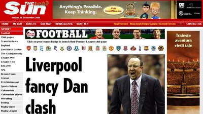 The Sun: Liverpool va avea parte de o ciocnire de lux cu SUPER DAN!