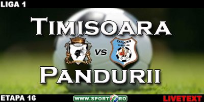 Tot Banatu-i fruntea! Timisoara 1-0 Pandurii (Bucur 11)