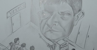 Pustai isi tortura ore in sir colegii de vestiar recitandu-le poezii. Meniul zilei : Bacovia sau Arghezi!