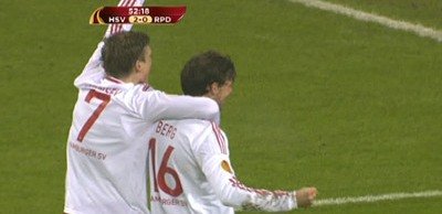 VIDEO: Voleul care o duce pe Hamburg in primavara europeana! Rezumat Hamburg 2-0 Rapid Viena