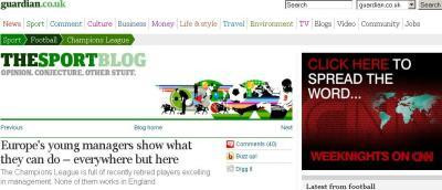 Englezii se plang ca nu ii au pe Dan Petrescu si Guardiola