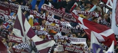 Situatie incredibila la Dinamo - Rapid! Jandarmii i-au prins pe rapidisti cu petarde in fund