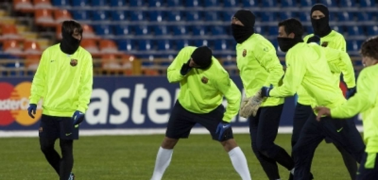 FOTO: Ibrahimovic si Messi au INGHETAT in Rusia! Vezi in ce conditii s-au antrenat!_1