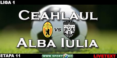 Ceahlaul 1-1 Alba Iulia (Doicaru 37/ Veljovic 90)