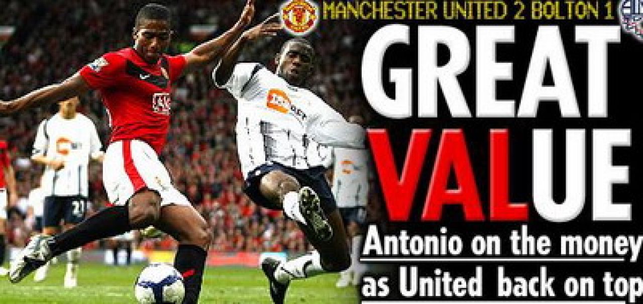 VIDEO Manchester, noul lider din Premier! Man U. 2 - 1 Bolton! Vezi rezultate!_1