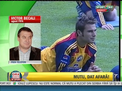 Victor Becali sare in apararea lui Mutu: Vinovati sunt cei din Federatie!