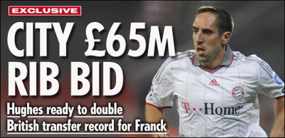 City il vrea pe Ribery cu orice PRET.. la propriu!