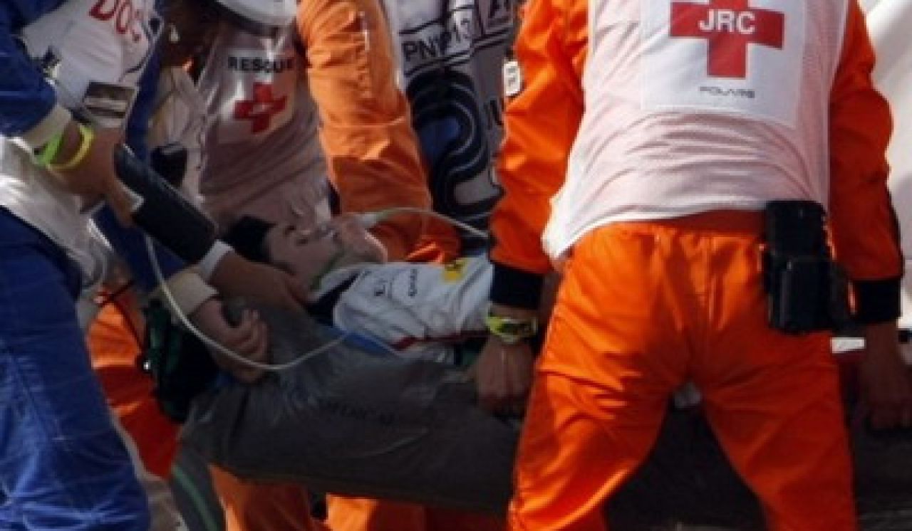 VIDEO: 5 piloti penalizati la Suzuka, Timo Glock, accident oribil!_1