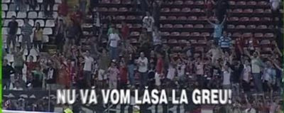 VIDEO: Fanii lui Dinamo catre jucatori: Vom fi alaturi de voi la meciul cu&nbsp;Sturm!