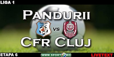 Pandurii 1-0 CFR Cluj (Pacurar 62)! Vezi fazele meciului
