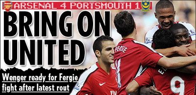 VIDEO: Arsenal, medie de 5 goluri pe meci in Anglia!