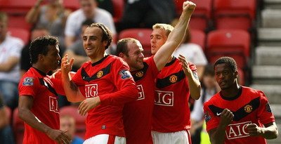 VIDEO Manchester, macel cu Wigan!&nbsp;Vezi golurile lui&nbsp;Rooney, Owen,&nbsp;Berbatov si Nani!