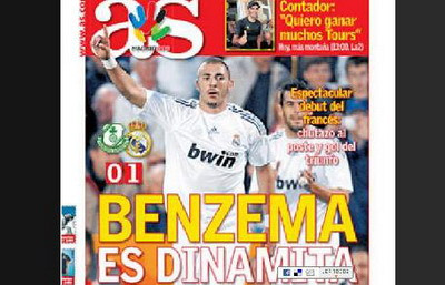 AS: Benzema e DINAMITA!