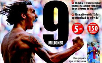 Ibrahimovic i-a fermecat pe fanii Barcelonei: Voi face nebunii pe teren cu Messi!