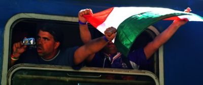 Soferul TIR-ului cu care s-au lovit fanii lui&nbsp;Ujpest, in stare grava!