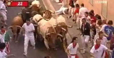 VIDEO / Naravasul Capuchino a omorat un tanar la Pamplona!