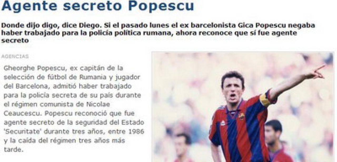 Imaginea lui Gica Popescu