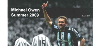 FOTO: Asa arata brosura lui Owen cu care s-a auto-propus la echipe din Anglia!