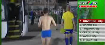 VIDEO / Varga da tonul - a alergat la bustul gol..de bucurie!