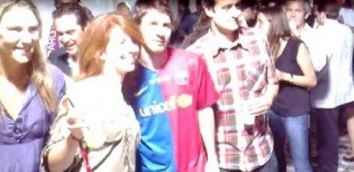 VIDEO / Messi a sarbatorit pana dimineata in club cu fanii! Vezi ce bombe sexy au fost la petrecere!