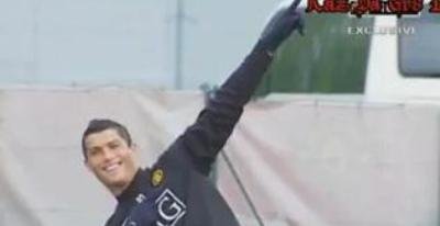 VIDEO! Super intalnire Usain Bolt cu Cr. Ronaldo! Vezi cum se va bucura Ronaldo daca va marca cu Barcelona!