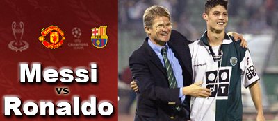 Romanul care l-a descoperit pe Ronaldo merge sa-l vada cum il bate pe Messi in finala UCL