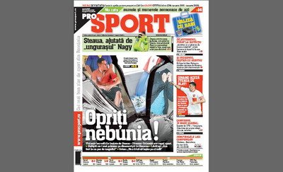 ProSport / O scrisoare pierduta..catre Golanski: