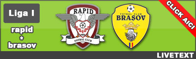 Rapid 3-1 Brasov (Spadacio 20, Grigorie 53, Grigore 90 / Sburlea 86)