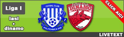 LOVITURA! Poli Iasi 1-0 Dinamo, gol anulat Danciulescu min 85, Munteanu gol min 89