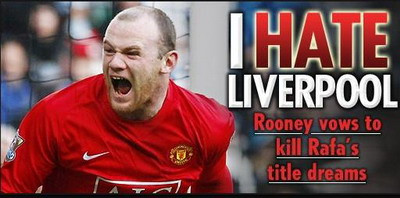 Rooney, gata de Manchester- Liverpool: Urasc Liverpool, vreau sa ii scot din lupta pentru titlu!